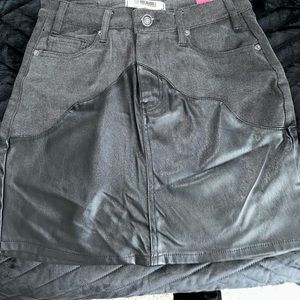 Rock and roll denim skirt